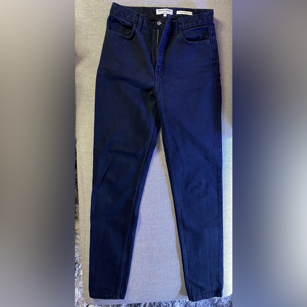 American Apparel Jeans - Black Denim Highwaisted Jeans